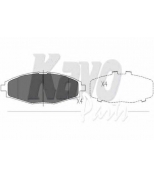 KAVO PARTS - KBP1002 - К-т торм. колодок Fr Opel, Daewoo